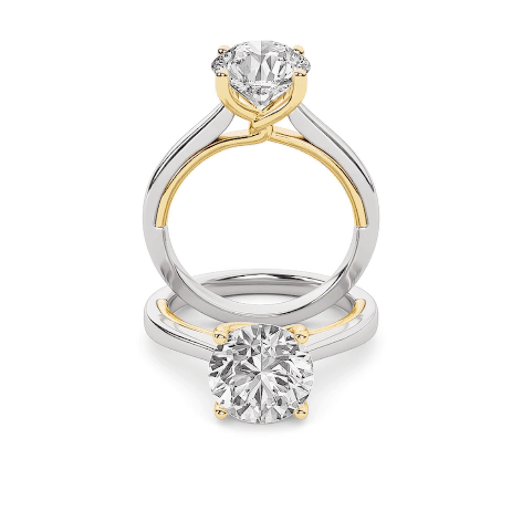 Two Tone Twisted Cathedral Shank