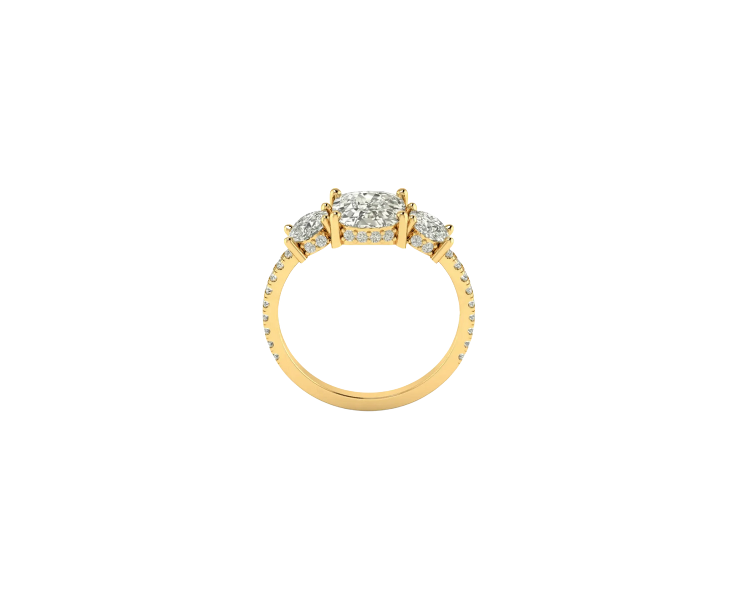 Meghan Markle Engagement Ring - Modified