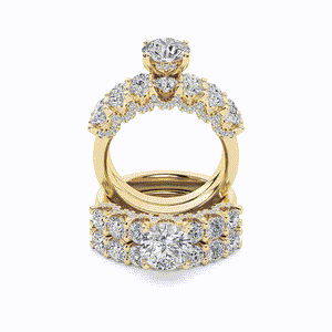 Double Halo Accent Bridal Set (2)