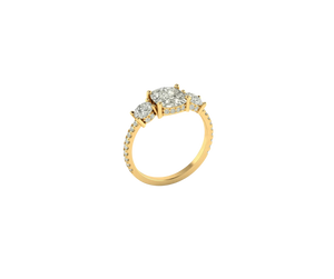Meghan Markle Engagement Ring - Modified