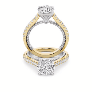 Two Tone Front Detailed Accent Shank