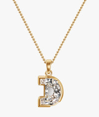 9MM ALPHABET SOLITAIRE DIAMOND LETTER PENDANT