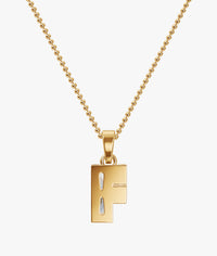9MM ALPHABET SOLITAIRE DIAMOND LETTER PENDANT