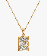 9MM ALPHABET SOLITAIRE DIAMOND LETTER PENDANT