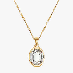 9MM ALPHABET SOLITAIRE DIAMOND LETTER PENDANT