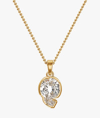 9MM ALPHABET SOLITAIRE DIAMOND LETTER PENDANT