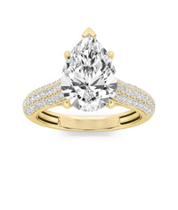 Front Detaied Hidden Halo Accent Shank